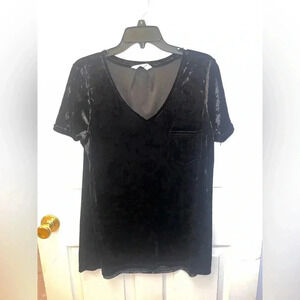 Velvet legging tee -velvet black sz lg